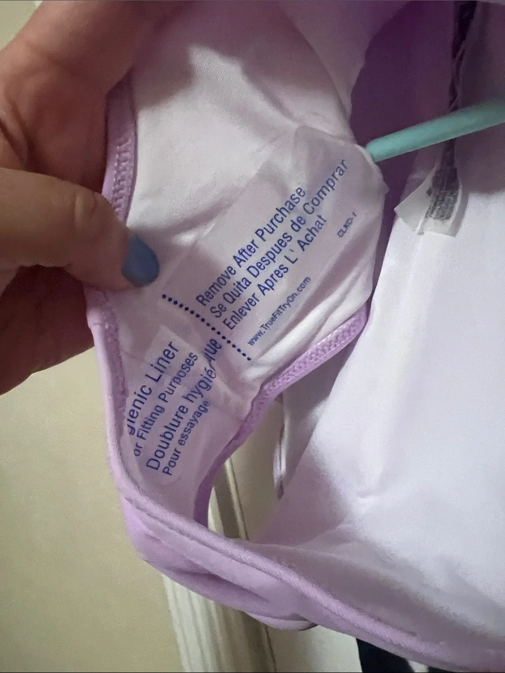 PINK vs lavender bikini with pastel butterfly towel